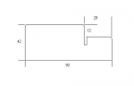 Doors for sauna AD STANDART SAUNA DOORS MATTE