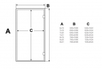 Doors for steam sauna AD STEAM BATH DOORS