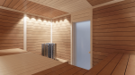 Sauna wall & ceiling materials ASPEN LINING STP 15x68mm 1500mm-2400mm