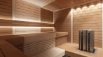 Sauna wall & ceiling materials ASPEN LINING STP 15x125mm 1500-2400mm