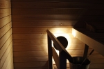 Sauna Lampen Sauna LED Beleuchtung SAUNA LED BELEUCHTUNG BIRRA, VIERECKIG, HELL-DUNKEL SAUNA LED BELEUCHTUNG BIRRA, VIERECKIG