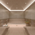 Fiber optic lighting for hammam CARIITTI STEAM BATH FLEX IP67, RGBW