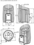 HUUM -puulämmitteiset kiukaat SAUNA PUUKIUKAAT TRENDY COZY 12kW SW TRENDY COZY 12kW SW