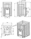 COZY Sauna Holzöfen Sauna Holzöfen mit BImSchV SAUNA HOLZÖFEN COZY QUATTRO 12kW mit BimSchV II COZY QUATTRO 12kW