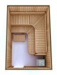 Build by yourself Sauna Cabin moduls DIY Sauna Kits COMPLETE BUILDING KIT - SAUNA PREMIUM, THERMO-ASPEN