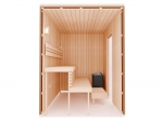 Fais ton propre kit Le kit Fabriquer un sauna KIT DE CONSTRUCTION COMPLET - SAUNA STANDARD, AULNE