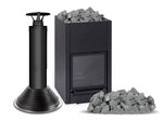 Holzbeheizte saunaöfen SAUNAINTER Sauna Holzöfen HOLZOFEN SAUNA HOLZOFEN ECOBURN 17 SET, SCHWARZ SAUNA HOLZOFEN ECOBURN 17 SET, SCHWARZ