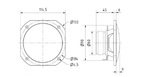 Saunan audio- ja videolaitteet KAIUTTIM VISATON FRS 10 WP, 25W