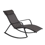 Chaises-longues CHAISE BALANÇOIRE BOSTON GRIS