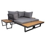 Sets Tables GARDEN FURNITURE SET MALTA MODULAR SOFA, 2 TABLES