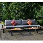 Sets Tables GARDEN FURNITURE SET MALTA MODULAR SOFA, 2 TABLES