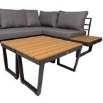 Sets Tables GARDEN FURNITURE SET MALTA MODULAR SOFA, 2 TABLES