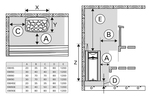 HARVIA Sauna heaters ELECTRIC SAUNA HEATER HARVIA THE WALL HARVIA THE WALL