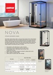 HARVIA Showers SHOWER CABIN HARVIA NOVA BASIC SRA1209BXA HARVIA NOVA BASIC