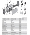 Steam spare parts HARVIA HGS, WATER TANK, ZG-110