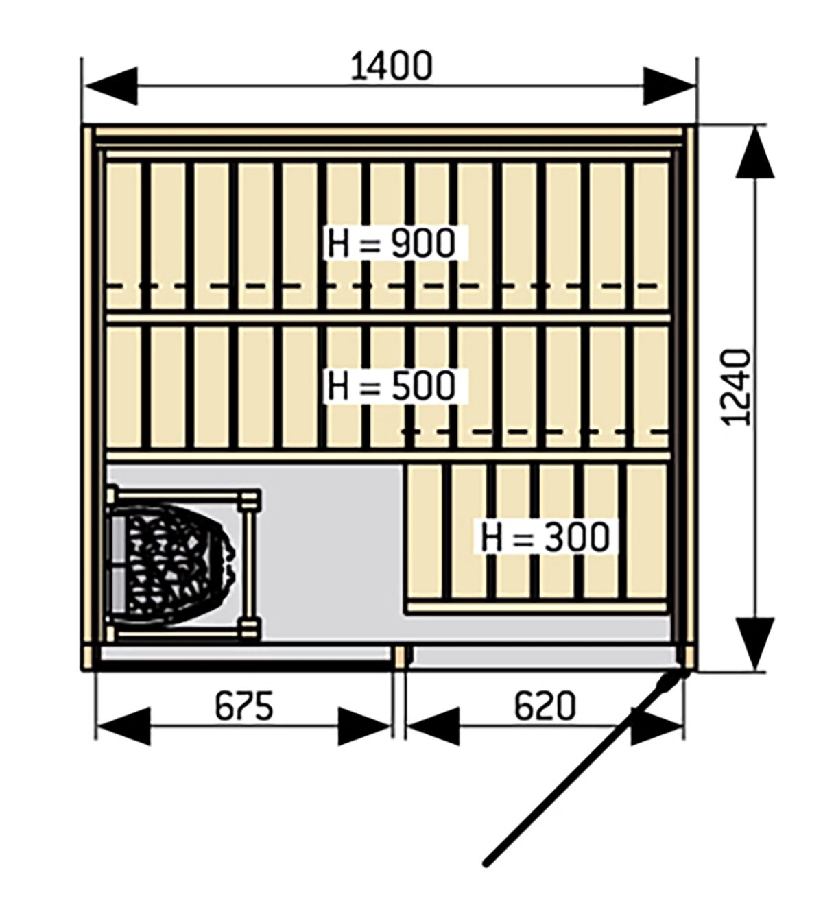 Сауна Harvia Sirius sc1412