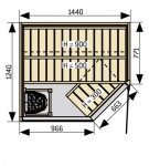 HARVIA Sauna Cabins SAUNA CABIN HARVIA SIRIUS HARVIA SIRIUS