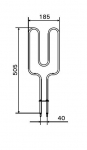 Ersatzteile Heizelemente für Öfen Harvia el. Saunaofen-Ersatzteile HARVIA HEIZELEMENTE ZSA-420 250W/230V HARVIA HEIZELEMENTE