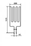 Ersatzteile Heizelemente für Öfen Harvia el. Saunaofen-Ersatzteile HARVIA HEIZELEMENTE ZSA-430 1900W/230V HARVIA HEIZELEMENTE