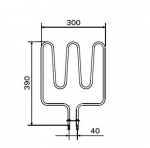 Harvia el. Saunaofen-Ersatzteile Ersatzteile für elektrische Heizungen Harvia HARVIA HEIZELEMENTE ZSK-690 1500W/230V HARVIA HEIZELEMENTE