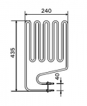 Harvia el. Saunaofen-Ersatzteile Ersatzteile für elektrische Heizungen Harvia Ersatzteile Heizelemente für Öfen HARVIA HEIZELEMENTE ZSP-240 2150W/230V HARVIA HEIZELEMENTE