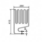 Harvia el. Saunaofen-Ersatzteile Ersatzteile für elektrische Heizungen Harvia Ersatzteile Heizelemente für Öfen HARVIA HEIZELEMENTE ZSS-110 1500W/230V HARVIA HEIZELEMENTE