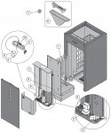 HARVIA VIRTA COMBI TERMOSTAAT, ZSN-250 HARVIA VIRTA COMBI VARUOASAD