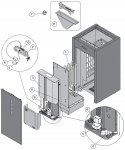 HARVIA VIRTA COMBI TERMOSTAT, ZSN-250 HARVIA VIRTA COMBI RESERVDELAR