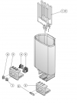 Harvia el. Saunaofen-Ersatzteile Ersatzteile für elektrische Heizungen Harvia DREHKNOPF DER UHRSCHALTER FÜR HARVIA DELTA, ZST-230 HARVIA DELTA ERSATZTEILE