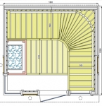 SAUNAX cауна кабины САУНА КАБИНА SAUNAX LEILISAUN EXCLUSIVE 150 x 180 SAUNAX LEILISAUN EXCLUSIVE 150 x 180
