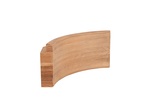 Modular elements for sauna bench MODULE INNER ARCH, THERMO ASPEN, 90mm