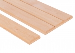 Sauna lambris NOUVEAUX PRODUITS LAMES DE LAMBRIS AULNE STF 15x65x293mm LAMES DE LAMBRIS AULNE STF 15x65mm 293-1148mm