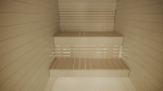 Éléments modulaires pour banc de sauna DOSSIER, TREMBLE, 16x300x1600-2400mm