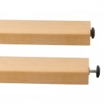 Modular elements for sauna bench MODULE LEG, ALDER, ASPEN, THERMO ASPEN, 600-1200mm