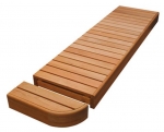 Éléments modulaires pour banc de sauna BOUT DE MODULE, THERMO TREMBLE, 600mm