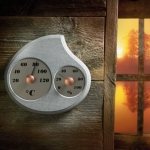 Sauna Thermo- und Hygrometer DUO HUKKA MAININKI