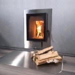 IKI Sauna Stoves SAUNA WOODBURNING STOVE IKI KIVI SL, THROUGH THE WALL, LEFT-HANDED DOOR IKI KIVI SL