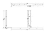 Banc de sauna modulaire Éléments modulaires pour banc de sauna Attaches et outils SUPPORT DE BANC