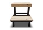 Modular elements for sauna bench SAUFLEX Mobile Saunas Sauna stool Modular sauna bench SAUFLEX DISASSEMBLABLE BENCH 650x450x660mm, PINE