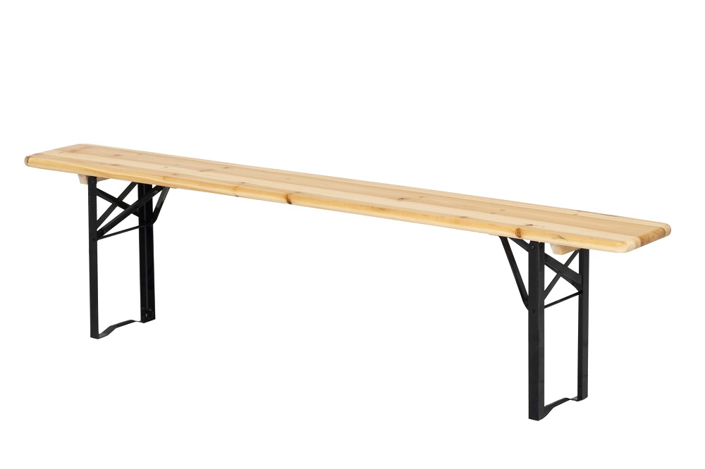Стол деревянный с двумя скамьями - комплект мебели