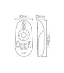 LED additional equipments MILIGHT 4-ZONE DUAL WHITE, REMOTE CONTROLLER, FUT007