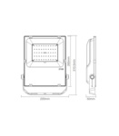 Éclairage sauna LED PROJECTEUR LED MI-LIGHT 50W RGB+CCT IP65, FUTT02