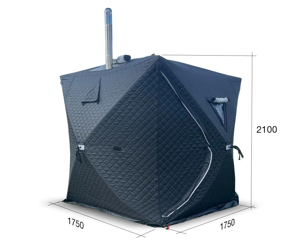 SAUFLEX OUTDOOR SAUNA TENT 1750x1750x2100mm - Saunainter.com