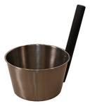 Sauna bucket and ladle sets SAUNIA SET 4,0L, STAINLESS STEEL, 10354-10392 SAUNIA SET 4,0L, STAINLESS STEEL