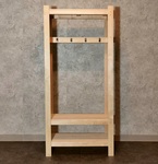 Miscellaneous HIGH WOODEN SHELF X3 800x400x1200