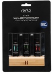 Sauna aromas RENTO SAUNA SCENTS IN BAMBOO HOLDER 3x10ml