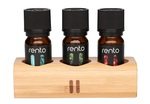 Sauna aromas RENTO SAUNA SCENTS IN BAMBOO HOLDER 3x10ml