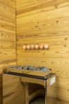 Aroma sauna dispenser SAUFLEX SALT BALLS, 6 PIECES, WITH WALL MOUNT