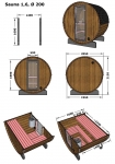 SAUNAINTER välisaunad SAUNAMAJAKE POOL SAUNA