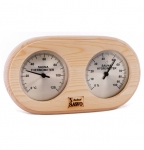 Sauna thermo and hygrometers DUO SAWO BOX TYPE ROUNDED THERMO - HYGROMETER